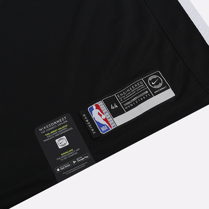 мужская черная майка Nike Kyrie Irving Nets Icon Edition NBA Swingman Jersey 864459-019 - цена, описание, фото 2